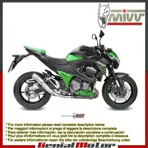Mivv rC}t[ Mu XeX| Kawasaki Z 800 2013 - 2016p Mivv Exhaust Muffler Ghibli Stainless Steel for Kawasaki Z 800 2013 - 2016