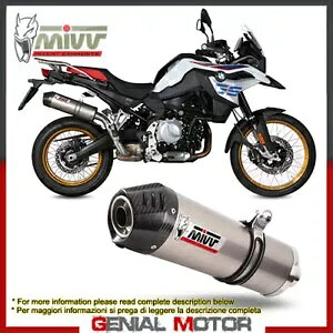 Mivv rC}t[ I[o `^ J[{Lbvt BMW F 850 GS 2018 - 2019p Mivv Exhaust Muffler Oval Titanium With Carbon Cap for BMW F 850 GS 2018 - 2019