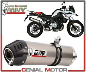 Mivv FGL][Xg}t[ I[o `^ J[{ Lbv BMW F 750 GS 2018 18 Mivv Approved Exhaust Muffler Oval Titanium Carbon Cap BMW F 750 GS 2018 18