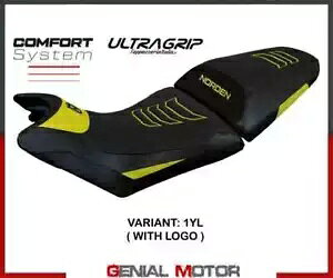 ThJo[ Norvik Comf VXe Ultragrip YL + S T.I.nXNo[i mf901 2022-23- Saddle cover Norvik Comf system Ultragrip YL + logo T.I. Husqvarna Norden901 2022-23-