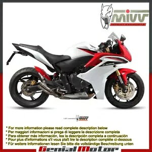 Mivv rC}t[ _uK `^ z_ CBR 600 F 2011 - 2013p Mivv Exhaust Muffler Double Gun Titanium for Honda Cbr 600 F 2011 - 2013