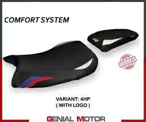 ThJo[ V[gJo[ Petra Comf system HP + S T.I. BMW S 1000 R 2021-2023- Saddle cover seat cover Petra Comf system HP + logo T.I. BMW S 1000 R 2021-2023-
