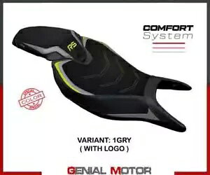 �T�h���J�o�[ Senna Sp Color Comf Sy GRY + ���S T.I.�g���C�A���t �X�s�[�h�g���v�� 1200RS 22-23- Saddle cover Senna Sp Color Comf Sy GRY + logo T.I. Triumph SpeedTriple 1200RS 22-23- �y���s�A���i�z