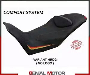 ThJo[ Everett Comf VXe bhO[ RDG T.I.Moto Guzzi V85 TT 2019-2023- Saddle cover Everett Comf system red-grey RDG T.I.Moto Guzzi V85 TT 2019-2023-