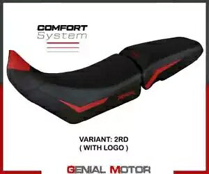 ThJo[ h[o[ RtVXe bh RD+S T.I.gCAt ^CK[ 900 2020 -2023- Saddle cover Dover Comf system red RD + logo T.I. Triumph Tiger 900 2020 -2023-
