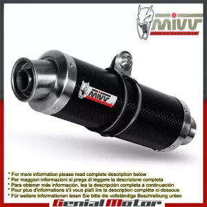 Mivv rC}t[ GP J[{t@Co[AvA Tuono Fighter 1000 2002 - 2005 p Mivv Exhaust Muffler GP Carbon Fiber for Aprilia Tuono Fighter 1000 2002 - 2005