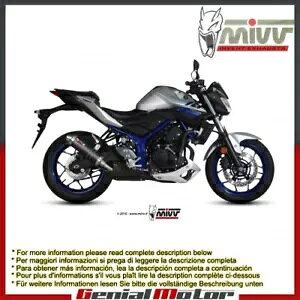Mivv rC}t[ GP J[{t@Co[ }n Mt-03 2016 - 2018p Mivv Exhaust Muffler GP Carbon Fiber for Yamaha Mt-03 2016 - 2018
