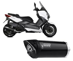 rC}t[ Mivv MOVER ubN Inox }n X-MAX 400 2013 - 2016 Exhaust Muffler Mivv MOVER Black Inox for YAMAHA X-MAX 400 2013 - 2016
