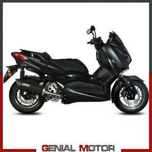 rC}t[ Mivv [o[ X`[ ubN }n X Max 300 2017 - 2020 Exhaust Muffler Mivv Mover Steel Black Yamaha X Max 300 2017 - 2020