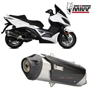 Mivv FRv[gGL][Xg Urban Inox kat KYM??CO XCITING 400I 2013 - 2016 p Mivv Approved Complete Exhaust Urban Inox kat for KYMCO XCITING 400I 2013 - 2016