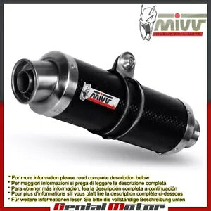 Mivv rC}t[ GP J[{t@Co[ Kawasaki Zx-6 R 636 2013 - 2016 p Mivv Exhaust Muffler GP Carbon Fiber for Kawasaki Zx-6 R 636 2013 - 2016