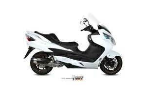 Mivv ���F���S�G�L�]�[�X�g �A�[�o�� �X�`�[�� �X�Y�L �o�[�O�}�� 400 2006 - 2016 �p Mivv Approved Complete Exhaust Urban Steel for Suzuki Burgman 400 2006 - 2016 �y���s�A���i�z