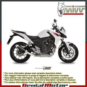 Mivv rC}t[ GP J[{t@Co[ z_ Cb 500 F X 2013 - 2015p Mivv Exhaust Muffler GP Carbon Fiber for Honda Cb 500 F X 2013 - 2015