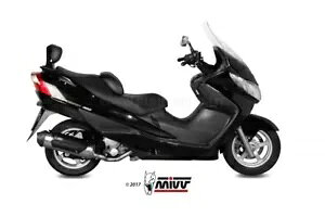 Mivv ���F���S�G�L�]�[�X�g �A�[�o�� �X�`�[�� �X�Y�L �o�[�O�}�� 400 2003 - 2006 �p Mivv Approved Complete Exhaust Urban Steel for Suzuki Burgman 400 2003 - 2006 �y���s�A���i�z