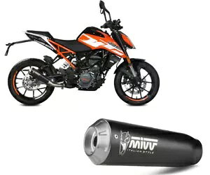 �r�C�^�[�~�i�� MIVV X-M1 �u���b�N KTM 125 DUKE 2017 - 2020�p Exhaust terminal MIVV X-M1 Black for KTM 125 DUKE 2017 - 2020