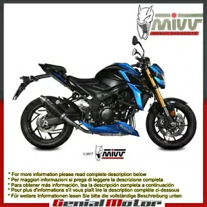 Mivv rC}t[ GP J[{t@Co[ XYL GSX-S 750 2017 - 2018p Mivv Exhaust Muffler GP Carbon Fiber for Suzuki Gsx-S 750 2017 - 2018