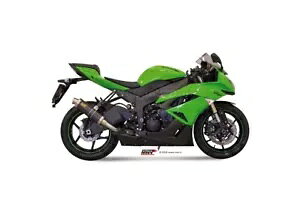 Mivv rC}t[ GP J[{t@Co[ Kawasaki Zx-6 R 2009 - 2016p Mivv Exhaust Muffler GP Carbon Fiber for Kawasaki Zx-6 R 2009 - 2016