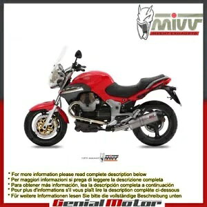 Mivv rC}t[ I[o `^ J[{ Lbv Moto Guzzi Breva 1100 2005 - 2011 Mivv Exhaust Muffler Oval Titanium Carbon Cap Moto Guzzi Breva 1100 2005 - 2011