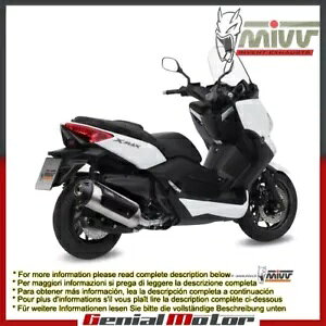 Mivv FGL][Xg}t[ A[o X`[ }n X-Max 400 2013 - 2016p Mivv Approved Exhaust Muffler Urban Steel for Yamaha X-Max 400 2013 - 2016