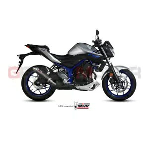 Mivv rC}t[ GP J[{t@Co[ }n Mt-03 2016 - 2023 p Mivv Exhaust Muffler GP Carbon Fiber for Yamaha Mt-03 2016 - 2023