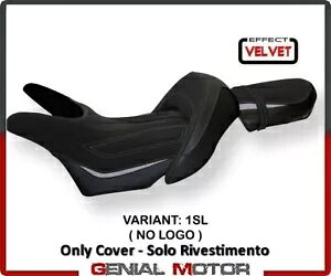 シートサドルカバー オデッサ ベルベット シルバー (SL)T.I.ヤマハ V-MAX 1700 2008-2017 Seat saddle cover Odessa Velvet Silver (SL)T.I. for YAMAHA V-MAX 1700 2008-2017