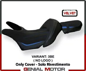 シート サドル カバー オデッサ ベルベット ブルー (BE)T.I.ヤマハ V-MAX 1700 2008-2017 Seat saddle cover Odessa Velvet Blue (BE)T.I. for YAMAHA V-MAX 1700 2008-2017