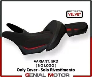 シートサドルカバー オデッサ ベルベットレッド (RD)T.I.ヤマハ V-MAX 1700 2008-2017 Seat saddle cover Odessa Velvet Red (RD)T.I. for YAMAHA V-MAX 1700 2008-2017