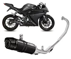 �t���V�X�e���G�L�]�[�X�g�X�g�[�� GP �u���b�N�J�[�{���L���b�v ���}�n YZF R125 2014 - 2018 Full System Exhaust Storm GP Black carbon cap for YAMAHA YZF R125 2014 - 2018 �y���s�A���i�z