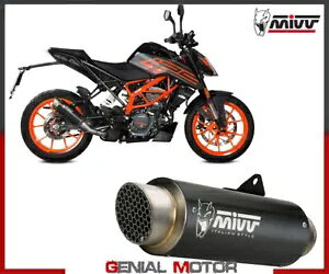 Mivv }t[ XbvI GL][Xg GP PRO Black Inox black kat KTM 125 DUKE 2021p Mivv Muffler slip-on exhaust GP PRO Black Inox black kat for KTM 125 DUKE 2021