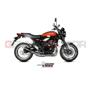 Mivv GL][Xg}t[ GP Pro ubN XeXX`[ KAWASAKI Z 900 RS 2018 - 2023 Mivv Exhaust Muffler Gp Pro Black stainless Steel KAWASAKI Z 900 RS 2018 - 2023