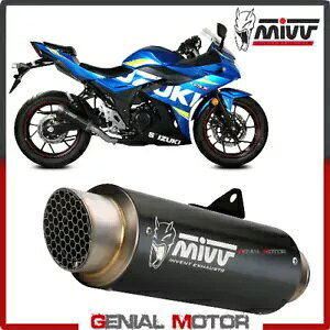 Mivv rC}t[ GP PRO ubNCmbNXubNLbg XYL GSX 250 R 2017 2019p Mivv Exhaust Muffler GP PRO Black Inox black kat for SUZUKI GSX 250 R 2017 2019