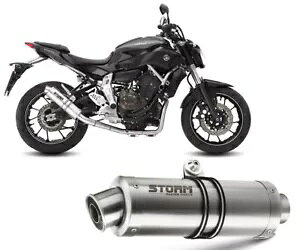 tVXeXg[ by Mivv }t[ GP X`[Rv[g }n Mt-07 2014 - 2020 Full System Storm by Mivv Muffler Gp Steel Complete for Yamaha Mt-07 2014 - 2020