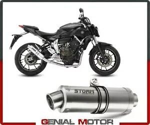 tVXeXg[ by Mivv }t[ GP X`[Rv[g }n Mt-07 2014 - 2018 Full System Storm by Mivv Muffler Gp Steel Complete for Yamaha Mt-07 2014 - 2018