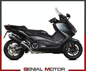 �t���G�L�]�[�X�g�X�g�[�� By Mivv �I�[�o���u���b�N�X�`�[���u���b�N ���}�n T MAX 560 2020 - 2021 Full Exhaust Storm By Mivv Oval Black Steel Black YAMAHA T MAX 560 2020 - 2021 �y���s�A���i�z
