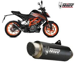 Mivv }t[ XbvI GL][Xg GP PRO Black Inox kat KTM 125 DUKE 2021 - 2023 Mivv Muffler slip-on exhaust GP PRO Black Inox kat KTM 125 DUKE 2021 - 2023