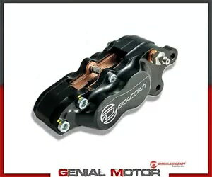 ALV 4 sXg Lp[ DISCACCIATI pbhtԊu 40mm Am_C ubN Left Axial 4 Pistons Caliper DISCACCIATI Pads Included Spacing 40mm Anodi BLACK