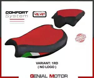 ThJo[ ~ixxbg RtVXe bh RD T.I.hDJeB Xg[gt@C^[ V2 2022-2023- Saddle cover Mina velvet Comf system red RD T.I.Ducati streetfighter V2 2022-2023-
