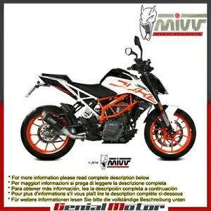 Mivv rC}t[ GP PRO ubN XeXX`[ Ktm 390 Duke 2017 - 2018p Mivv Exhaust Muffler GP PRO Black Stainless Steel for Ktm 390 Duke 2017 - 2018