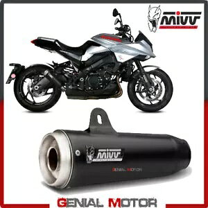Mivv GL][Xg}t[ Mu S ubN CmbNXJbg XYL GSX-S 1000 J^i 2019 2020 Mivv Exhaust Muffler Ghibli S Black Inox kat SUZUKI GSX-S 1000 KATANA 2019 2020