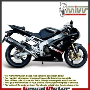 Mivv rC}t[ I[o J[{t@Co[ Kawasaki Zx-6 R 636 2003 - 2004p Mivv Exhaust Muffler Oval Carbon Fiber for Kawasaki Zx-6 R 636 2003 - 2004