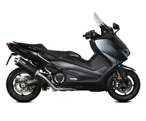 �t���G�L�]�[�X�g�X�g�[�� By Mivv �I�[�o���u���b�N�X�`�[���u���b�N ���}�n T MAX 560 2020 - 2021 Full Exhaust Storm By Mivv Oval Black Steel Black YAMAHA T MAX 560 2020 - 2021 �y���s�A���i�z