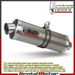 Mivv rC}t[ I[o `^ XYL GSX-R 1000 2003 - 2004p Mivv Exhaust Muffler Oval Titanium for Suzuki Gsx-R 1000 2003 - 2004