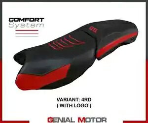 ThJo[ p[XRtVXe bh RD+S T.I.BMW R 1250 GS Adventure 2019 -2023- Saddle cover Perth Comf system red RD + logo T.I.BMW R 1250 GS Adventure 2019 -2023-