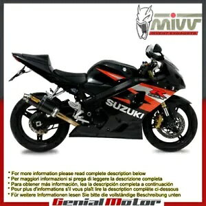 Mivv rC}t[ GP J[{t@Co[ XYL Gsx-R 600 2004 - 2005 p Mivv Exhaust Muffler GP Carbon Fiber for Suzuki Gsx-R 600 2004 - 2005