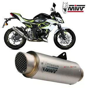 Mivv rC}t[ GP PRO `^Jbg KAWASAKI Z 125 2019 - 2024 p Mivv Exhaust Muffler GP PRO Titanium kat for KAWASAKI Z 125 2019 - 2024