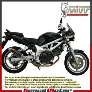Mivv rC}t[ GP J[{t@Co[ XYL Sv 650 1999 - 2002p Mivv Exhaust Muffler GP Carbon Fiber for Suzuki Sv 650 1999 - 2002