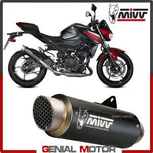 Mivv rC}t[ GP PRO ubNCmbNX ubNLbg JTL Z 400 2019 - 2020p Mivv Exhaust Muffler GP PRO Black Inox black kat for KAWASAKI Z 400 2019 - 2020
