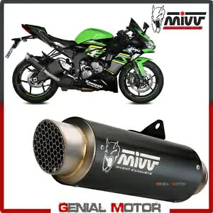 Mivv GL][Xg}t[ GP PRO Black Inox black kat KAWASAKI ZX-6 R 636 2019 2020 Mivv Exhaust Muffler GP PRO Black Inox black kat KAWASAKI ZX-6 R 636 2019 2020