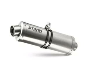 rCXg[ by Mivv }t[ I[oX`[ XYL DL V-strom 650 2004 - 2006p Exhaust Storm by Mivv Muffler Oval Steel for Suzuki Dl V-strom 650 2004 - 2006