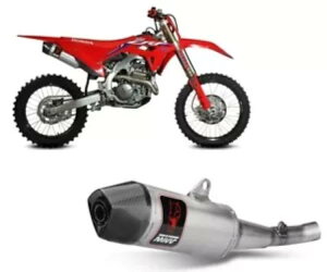 �r�C�T�C�����T�[ MIVV �I�[�o�� �X�`�[�� �z���_ CRF 250 2022 - 2023�p Exhaust Silencer MIVV OVAL Steel for HONDA CRF 250 2022 - 2023 �y���s�A���i�z